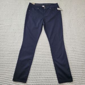 Canyon River Blues Classic Skinny Womens Pants Size 8 Navy Blue cotton/Polyester
